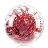 himaly 20 palline ornamentali da 80 mm, in plastica trasparente, riempibili, palline in plastica trasparente fai da te, per Natale, Capodanno, decorazioni per la casa di nozze (8 cm)