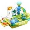 Neptuiby Lavandino per Bambini, Lavandino Giocattolo con Set da Gioco con Acqua Corrente Tavolo ad Acqua per Bambini a Tema Dinosauro con Pesca, lavastoviglie e Scivolo
