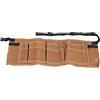 Aramox Borsa Porta Attrezzi da Giardino Borsa Porta Attrezzi Impermeabile in Tela Cerata Bagnata Cintura Regolabile con 8 Tasche 25,4 X 10,2 Pollici per Lavorazione del Legno Giardinaggio Falegnami