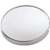 GEDY Specchio ingranditore con ventosa, Diametro 20cm, Misure: 20X20X3 CM, Magnifying factor 5X, Specchio bagno realizzato in ABS con ventosa, Finitura cromata, Design R&S Gedy, 2 anni di garanzia