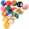 Vistreck Set di Palline da Biliardo Standard Americano Professionale da 57,2 Mm - Palline Biliardo Piccole in Resina per Casa e Feste