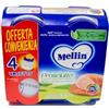 DANONE NUTRICIA SpA SOC.BEN. Mellin omogeneizzato prosciutto 4 x 80g - Mellin - 927383986