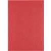 Vaessen Creative Cartoncino di Lino A4 - Poppy (Rosso) - 25 pz - Carta Colorati 250 g - per Creazione di Biglietti, Scrapbooking, Scatole da Regalo e Progetti Artistici - Pesante e Resistente
