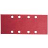 BOSCH 10 Fogli Abrasivi 93x230mm Per Levigatrice Orbitale 8 Fori Qualita' Rossa Grana 40