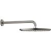 GROHE Rainshower Cosmopolitan 310 Set soffione doccia (braccio 380 mm, soffione 310 mm, risparmio idrico 9,5 l/min, sistema anti-calcare), Grigio Antracite Spazzolato, 26066AL0