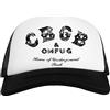 Capzy CBGB Berretto da Baseball Unisex Nero Bianco Baseball cap White Black