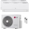 LG Condizionatore LG DUALCOOL Libero Smart dual split 9000+18000 BTU inverter A+++ wifi unità esterna 5.3 kW MU3R19.U24A0/EZ09CSN.CSJ1_1/EZ18CSN.CSK1_1