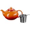 Le Creuset Teiera in gres con infusore in acciaio inossidabile, 1,3 l, Volcanic