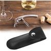 Pretfy Nuova Custodia in Pelle Apri Bottiglia, Borsa in Pelle Piccola, Set di Coltelli da Vino, Borsa per Utensili per Vino, 15x5cm (#1)
