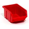 PATROL gROUP Box contenitore di stoccaggio sovrapponibile Ecobox 16,5 x 11 x 7,5 cm, mis.1 colore: rosso