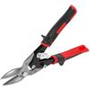 GWCYMYD Cesoie per metallo 245/257 mm dritto/sinistra/destra per lamiera, acciaio al cromo vanadio, taglio di lamiera Aviation Snips per lamiera, alluminio rame pelle (testa sinistra)