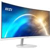MSI Pro MP341CQW Monitor PC 86,4 cm (34") 3440 x 1440 Pixel UltraWide Quad HD Bianco [9S6-3PB2CT-009]