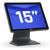 iggual AIO 15.64.1000SO N100 Tutto in uno 38,1 cm (15") 1024 x 768 Pixel Touch screen Nero [IGG319567] SENZA SISTEMA OPERATIVO