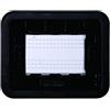 ETTROIT Placca con coperchio 3P IP55 custodia idrobox compatibile Bticino Living colore nero - LN2703