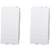 ETTROIT Falso polo compatibile Bticino Livinglight colore bianco confezione 2pcs