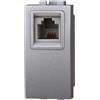 ETTROIT Presa telefonica RJ11 compatibile Bticino Livinglight colore tech