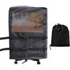 Generico Outdoor TV Cover - Weather Resistant Protection | Sun Shield for Mobile Carts, Durable Waterproof Case with Secure Fit & Easy Use for Garden, Backyard, Porch, Deck, Camping and RV