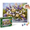 Schipper 609130717 - Dipingere coi Numeri, Soggetto: Fiori d'Estate, 40 x 50 cm [Importato da Germania]