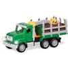 Driven by Battat - Microcarro forestale - Camion da tronchi giocattolo per bambini - Veicolo da costruzione giocattolo - Luci e suoni - Parti mobili - 3 anni +