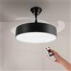 M LEDME Lampadario Ventilatore da soffitto Messe 32W illuminazione Led CCT regolabile con telecomando M LEDME