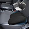 Chiluxendo Cuscini per Sedie, Cuscino Sedia Ufficio, Cuscino Sedile in Memory Foam, Supporto Guidatoreper Coccige Ergonomico Adatto per Alleviare il Dolore Alla Schiena, All'anca e al Coccige, Nero