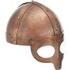 Elmo da Cavaliere Medievale Romano LARP in Acciaio e Rame Armatura vidaXL