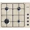 SMEG S64SAV2, Piano cottura a gas SELEZIONE, Light brown