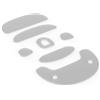 Endgame Gear Pattini per mouse da gioco Endgame Gear OP1 0.8mm 100%ptfe/set singolo Bianco latte