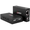 Lindy Extender HDMI Lindy 43408 Cat.6 2 porte 100m Nero [LINDY43408]