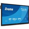 Iiyama Monitor interattivo Led 65" Iiyama 4K Ultra HD 3840x2160p 8ms classe G Nero [TE6513A-B2AG]