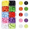 kissral Bottoni Colorati Set di 750 Bottoni Decorativi Rotondi Artigianali per Bambini Corrispondenti Bottoni da Cucire per attività Ricreative Creative Maglieria Conteggio Multicolore