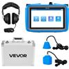VEVOR Rilevatore di Perdite d'Acqua per Interni, 1Hz-10000Hz, localizzatore di Perdite d'Acqua per Impianti Idraulici con Touchscreen , Sensori Orizzontali e Verticali, Cuffie, Scheda SD e Custodia