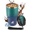 JAPORIA Tazza Termica 600ml, Termo in Acciaio Inossidabile, senza BPA, A Prova di Perdite, Riutilizzabile, Borraccia Termo per Caldo e Freddo, Bambini, Ufficio, Corsa, Yoga, Caffè