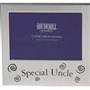 Shudehill Giftware Shudehill Cornice portafoto, Metallo, Argento, 6.6 l x 5.9 h Inches