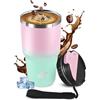 JAPORIA Tazza Termica 600ml, Termo in Acciaio Inossidabile, senza BPA, A Prova di Perdite, Riutilizzabile, Borraccia Termo per Caldo e Freddo, Bambini, Ufficio, Corsa, Yoga, Caffè
