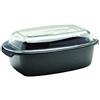 Berndes Specials Enduro Rostiera Multiuso con Coperchio in Vetro 33x21 cm, 5.2 Litri, Alluminio Pressofuso