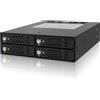‎Cremax Icy Dock Full Metal 4x 2.5-inch SAS/SATA HDD and SSD Cage in 1x 5.25-inch Bay 4x