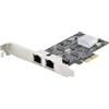 ‎ StarTech.com Scheda di rete 2.5 Gigabit a 2 porte - Scheda Ethernet PCIe da 2,5