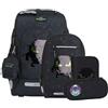 Beckmann zaino della scuola Active Air FLX Schoolbag Set 6 -pezzi 20-25L Pixel nero
