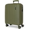 MOVOM Wood Valigia Cabina, Medie, Grandi e Set, Rigida ABS Chiusura TSA, 4 Ruote Doppie Estensibili Bags Bags Bags, Kaki, 40x55x20 cms, Valigia cabina estensibile