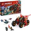 LEGO NINJAGO Veicolo da Combattimento Ninja - Set Trasformabile in 2 Moto Giocattolo e 1 Aereo - 6 Minifigure tra cui Kai e Cole - Regalo per Bambini da 8 Anni Fan di La Rivolta dei Draghi - 71844