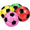 Toyvian 4 pezzi Palloni da Calcio Gonfiabili per Plastica Leggeri e Resistenti per Giochi all Aperto e Giardino Pallone Calcio Educativo per Ragazzi e Ragazze Colore Colore Casuale