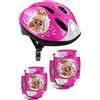 Stamp Combo Casco + Gomitiere Barbie. Circonferenza della testa regolabile con sistema di rotellina Head Ring che garantisce una tenuta e un comfort 50/56 cm. Cinghie giugulari regolabili.