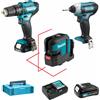 MAKITA Set Elettroutensili Makita CLX337SAX3 12V 2Ah