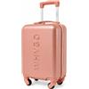 WhyGo Trolley 40x30x20 Bagaglio a Mano colore Cipria