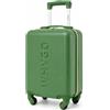 WhyGo Trolley 40x30x20 Bagaglio a Mano colore Verde Scuro