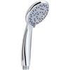 GEDY G-Easy 06, Doccetta per doccia 5 getti pioggia, tonico, soft e pioggia+soft, Soffione doccia in ABS con finitura cromata, 5 anni di garanzia, Design R&S Gedy, Filtro doccia antisabbia incluso