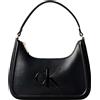 Calvin Klein Donna Borsa a Spalla Bold Small con Logo, Nero (Black), Taglia Unica