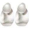 Breil, Collezione B Whisper, Orecchini da Donna in Acciaio Lucido, con Pratica Chiusura a Farfalla, Superficie Irregolare, Sinuosa e Luccicante, Colore Silver, Gioielli Donna e Ragazza