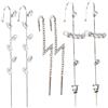 FOMIYES 6pezzi Gancio Per Orecchio Clip Orecchini Per Senza Piercing Accessori Unici Adatti Vari Stili e Colore Classico Facile Indossare e Togliere